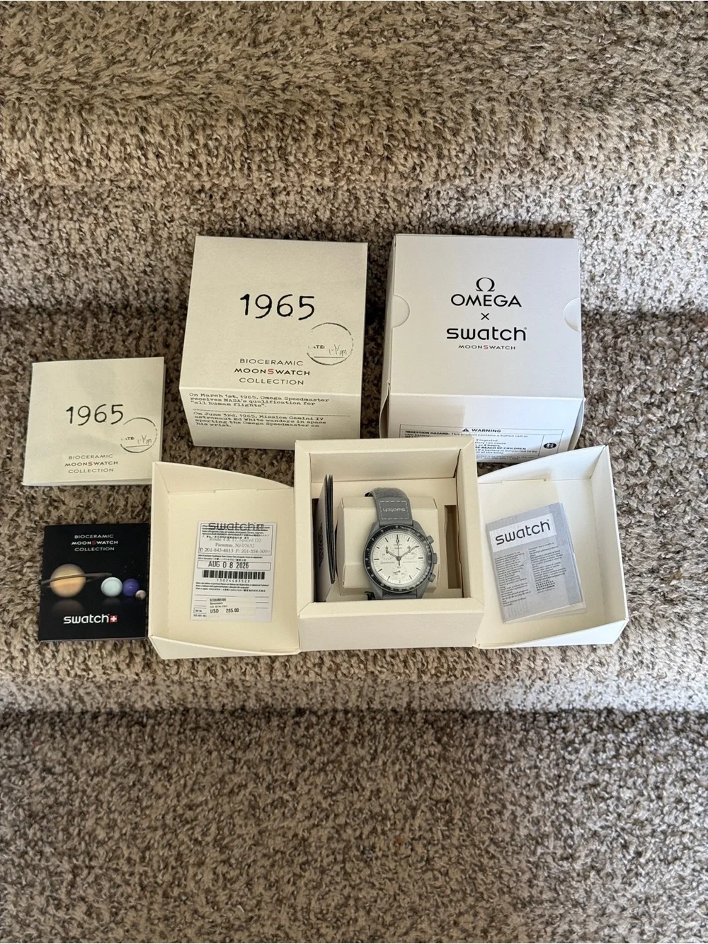 OMEGA X SWATCH 1965 SpeedMaster Moonswatch Brand New limited edition Watch
